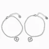 Claire's Bracelets-Bracelets à breloques cœurs colorés maman best friends - Lot de 2
