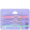 Claire's Bracelets-Bracelets d'amitié colorés avec cœurs en strass