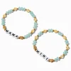 Claire's Bracelets-Bracelets élastiques perlés « Mama et Mini » best friends - Lot de 2