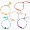 Claire's Bracelets-Bracelets tressés réglables fruits variés - Lot de 5