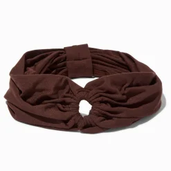 Claire's Bandeaux Et Serre-têtes-Brown Ruched Keyhole Headwrap