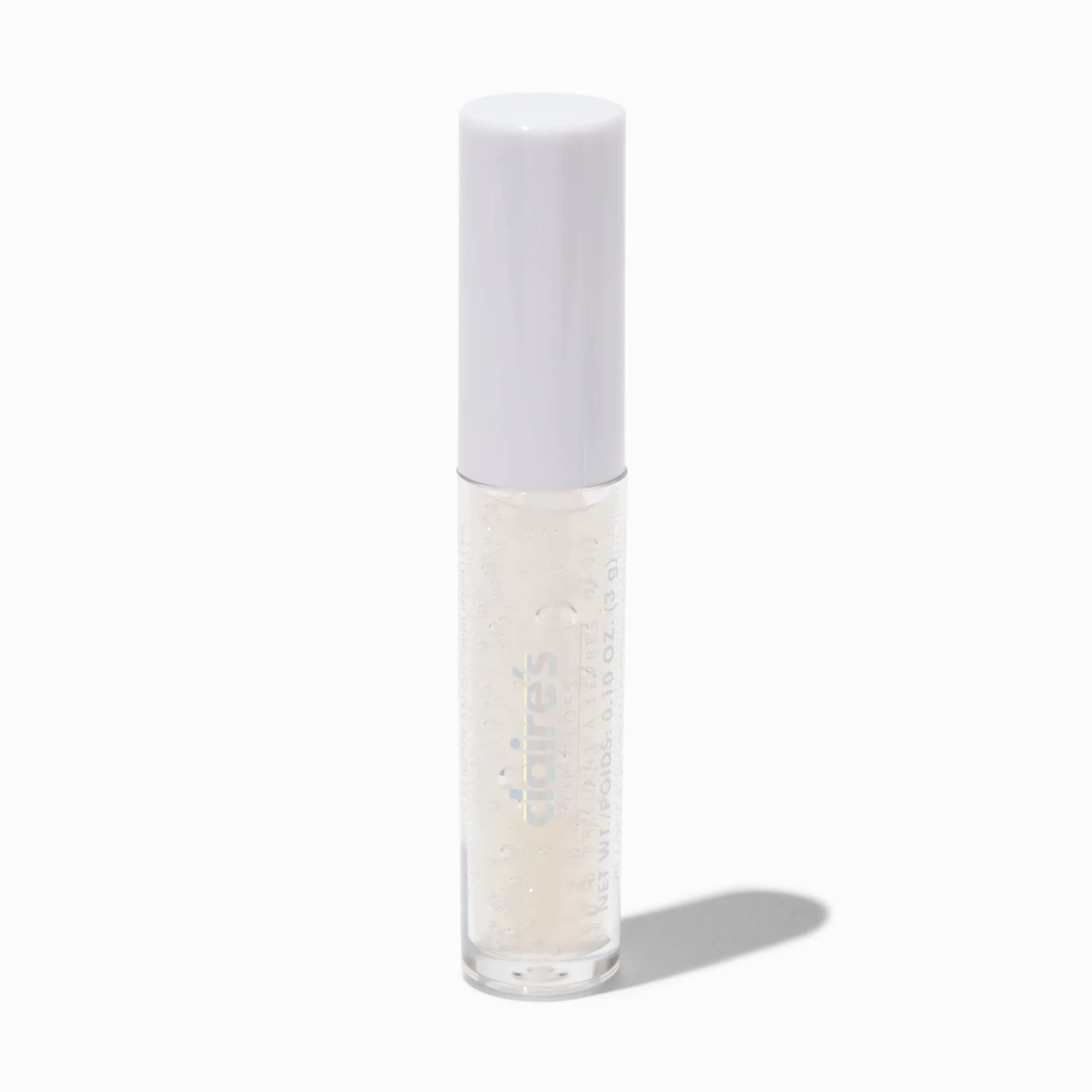 Claire's Lèvres-Bâtonnet de gloss scintillant transparent