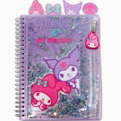 Claire's Cahiers Et Journaux Intimes-Carnet à spirales shaker My Melody™ et Kuromi™ Sanrio®