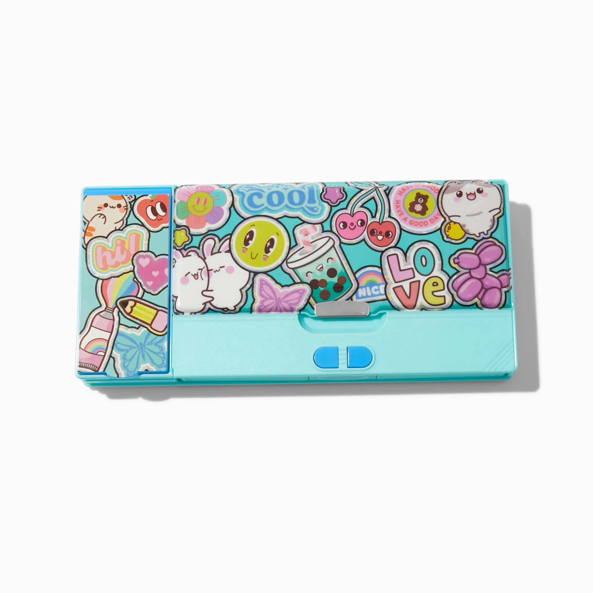 Claire's Stylos Et Crayons|Trousses-Chibi Characters Compartment Pencil Case