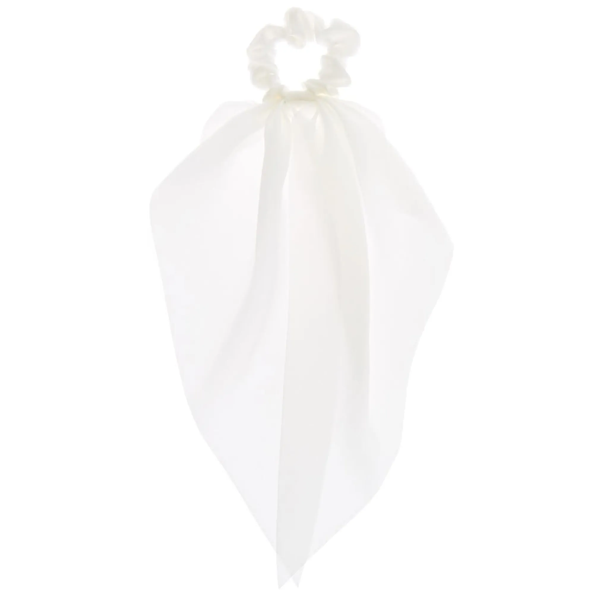 Claire's Élastiques|Chouchous-Chouchou foulard blanc de petite taille