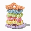 Claire's Chouchous-Chouchous soyeux et fins pastel « Happy » - Lot de 6