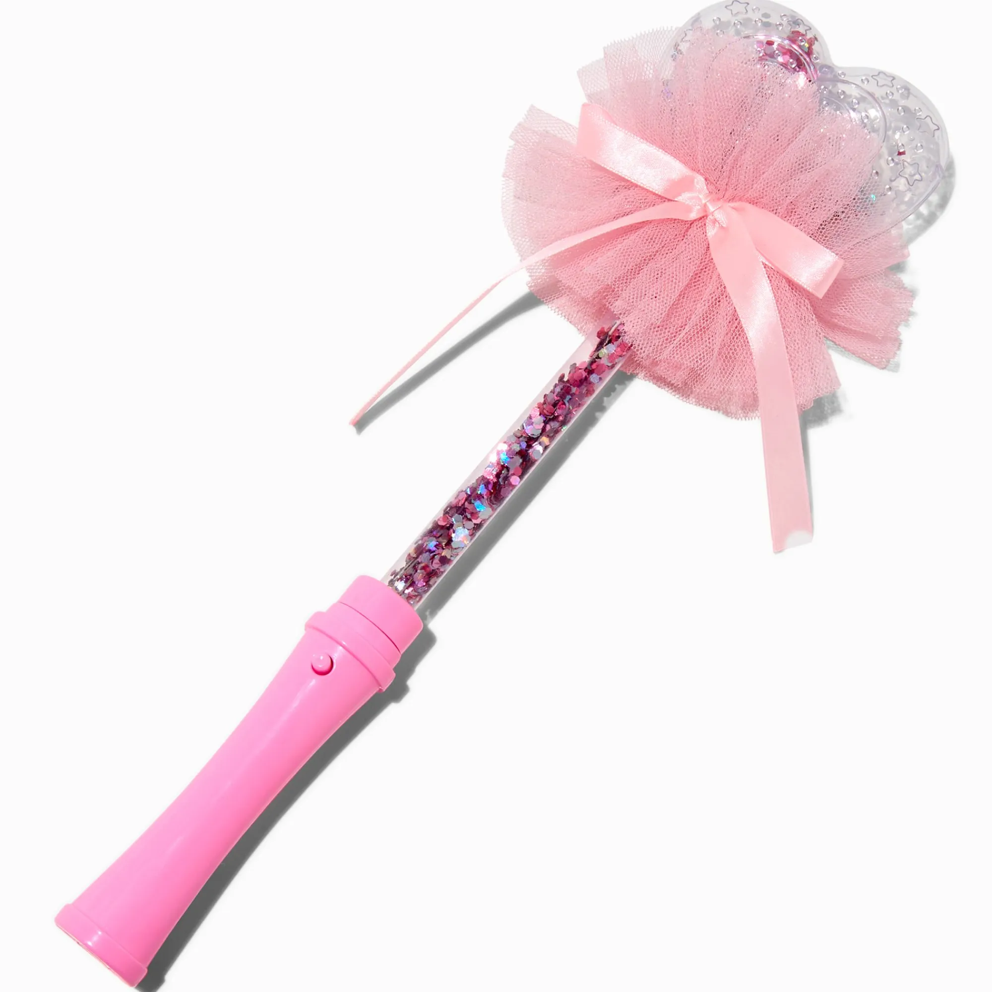 Claire's Déguisements-Claire's Club Light-Up Heart Wand