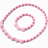 Claire's Parures De Bijoux-Claire's Club Pink Rose Beaded Jewellery Set - 2 Pack