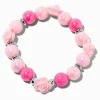 Claire's Bracelets-Claire's Club Pink Rose Stretch Bracelet