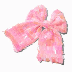 Claire's Noeuds Pour Cheveux-Claire's Club Pink Square Sequin Hair Bow Clip