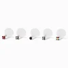 Claire's Bijoux Premium|Bijoux De Piercing-Clous arrière plat pour piercing labret basiques 1,2 mm en métaux mixtes - Lot de 5