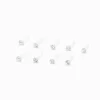 Claire's Bijoux De Piercing-Clous de nez avec strass 0,8 mm BioFlex® - Lot de 9