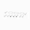 Claire's Clous D'oreilles|Bijoux De Piercing-Clous d’oreilles assortis sorcière Halloween - Lot de 6