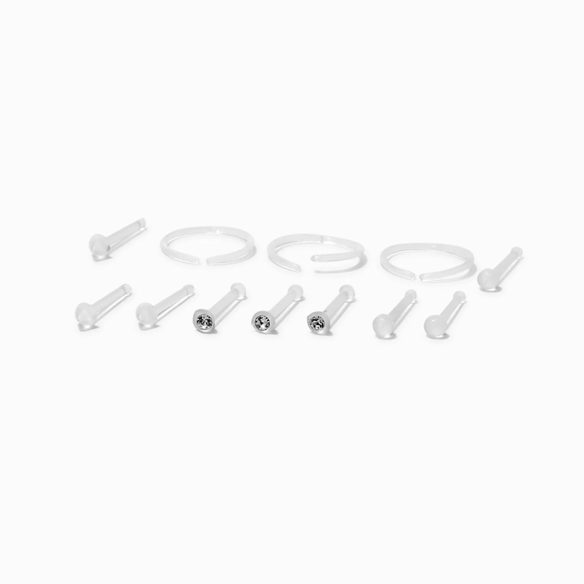 Claire's Clous D'oreilles|Bijoux De Piercing-Clous d’oreilles assortis sorcière Halloween - Lot de 6