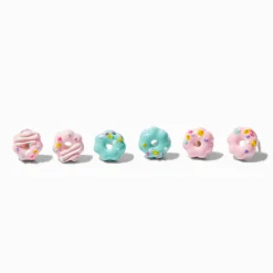 Claire's Clous D'oreilles-Clous d’oreilles donuts mochi - Lot de 3