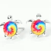 Claire's Clous D'oreilles|Bijoux Premium-Clous d’oreilles tortue tie-dye en argent