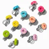 Claire's Clips Et Autocollants-Clous d'oreilles à clip donuts glacés - Lot de 6