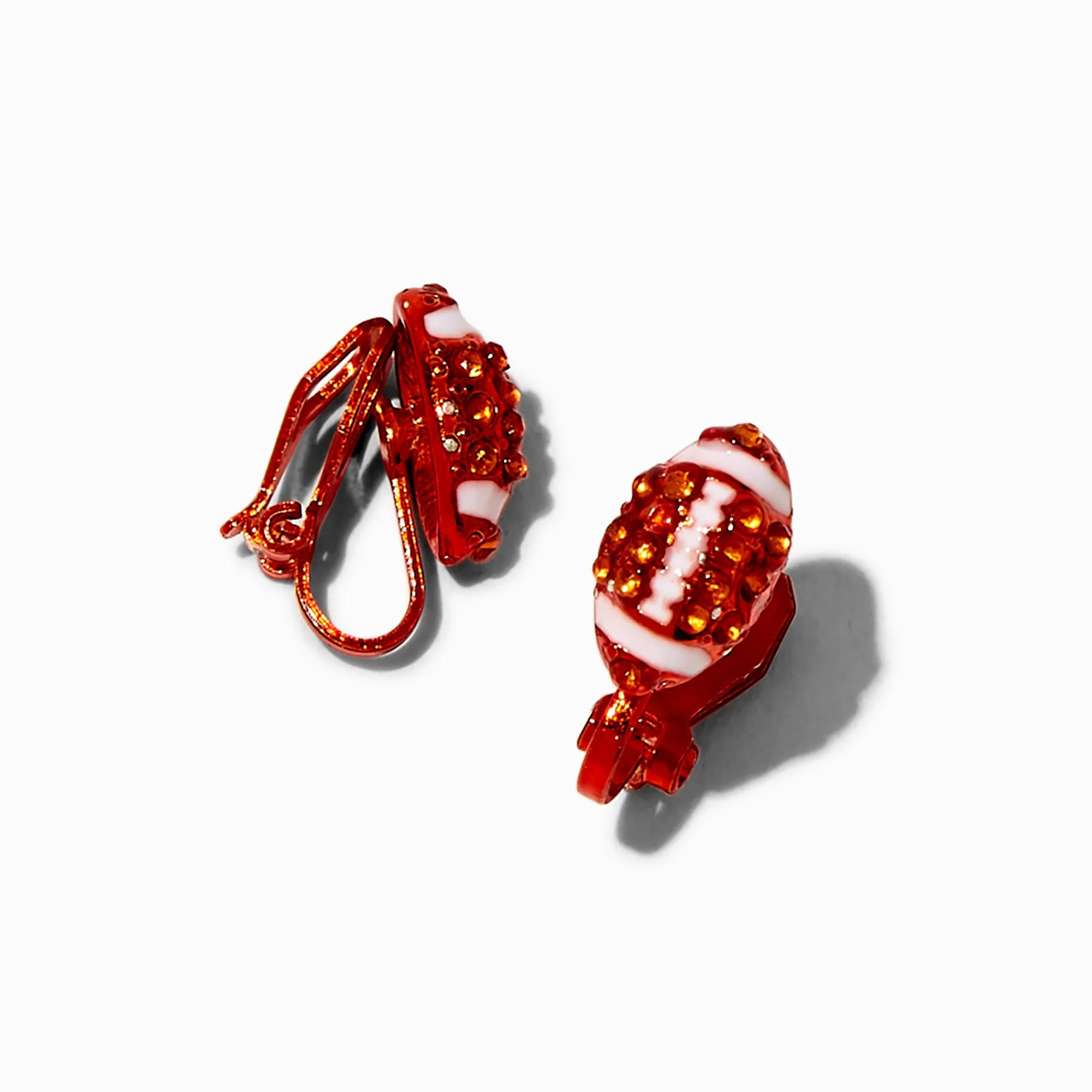Claire's Clips Et Autocollants-Clous d'oreilles à clip football