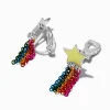 Claire's Clips Et Autocollants-Clous d'oreilles à clip étoiles filantes qui brillent dans le noir