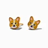 Claire's Clous D'oreilles|Bijoux Premium-Clous d'oreilles corgi couleur dorée C LUXE by Claire's
