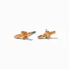 Claire's Clous D'oreilles-Clous d'oreilles dague couleur dorée