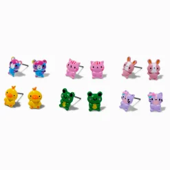 Claire's Clous D'oreilles-Clous d'oreilles petits animaux - Lot de 6