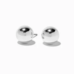 Claire's Clous D'oreilles-Clous d'oreilles sphériques couleur argentée