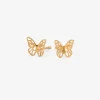 Claire's Clous D'oreilles|Bijoux Premium-C LUXE by Claire's 18kt Gold Plated Butterfly Stud Earrings