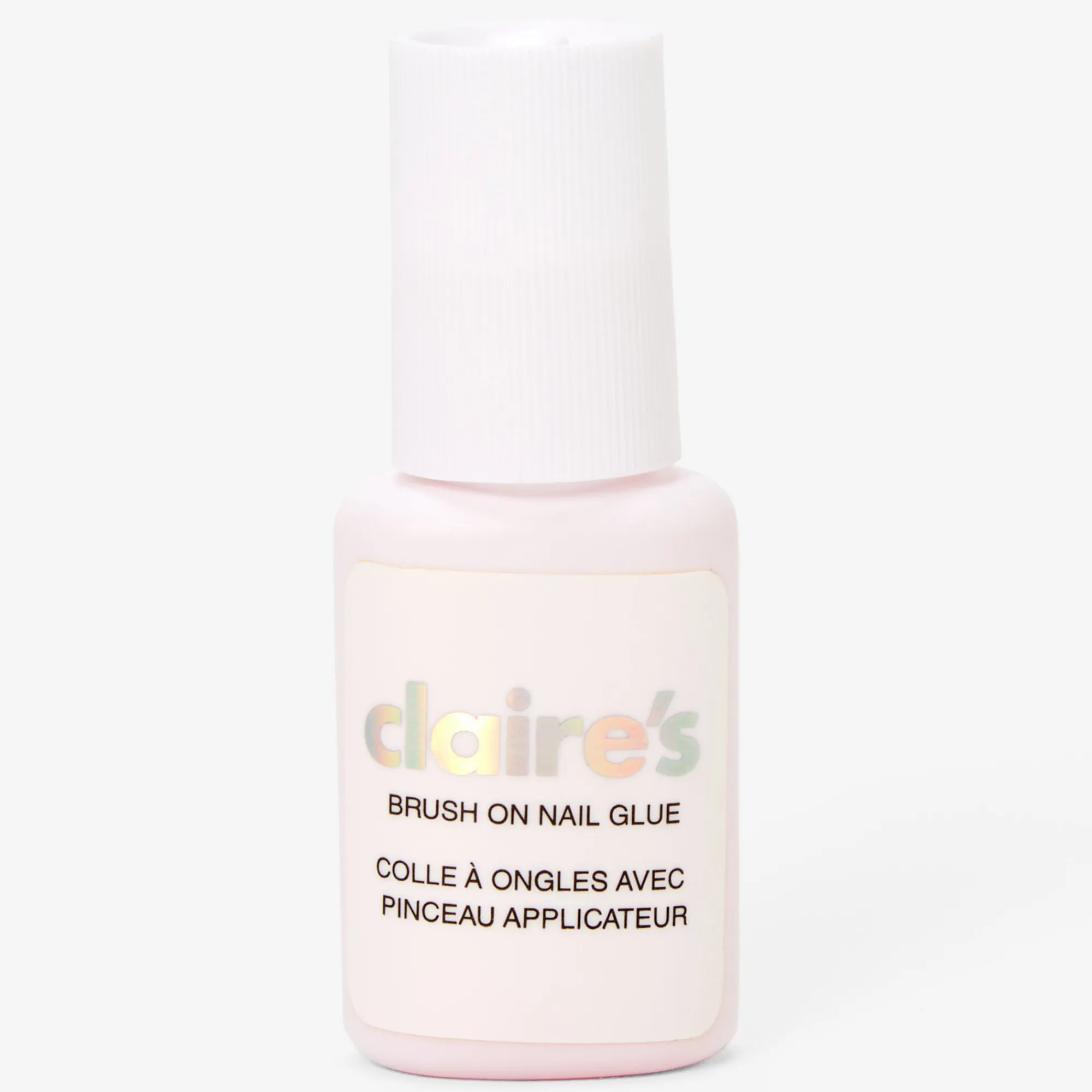 Claire's Ongles-Colle pour faux ongles transparente avec pinceau
