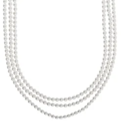 Claire's Colliers-Collier multi-rangs en perles d'imitation