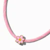 Claire's Colliers-Collier à pendentif fleur corde rose