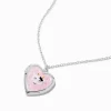 Claire's Colliers-Collier à pendentif à médaillon cœur vache