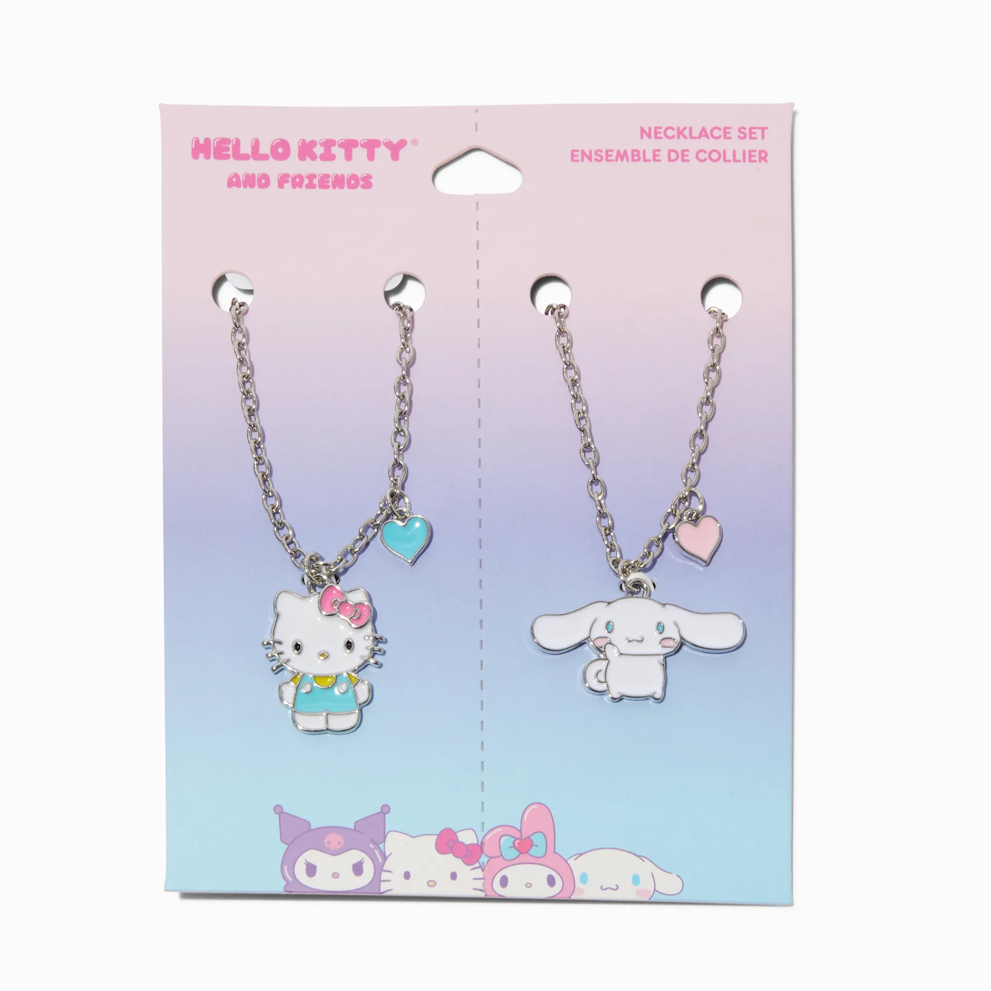 Claire's Colliers-Colliers Best Friends Hello Kitty® et Cinnamoroll™ Hello Kitty® And Friends - Lot de 2