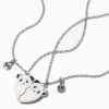 Claire's Colliers-Colliers à pendentif cœur fendu panda best friends - Lot de 2
