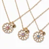 Claire's Colliers-Colliers à pendentif marguerite en strass best friends - Lot de 3