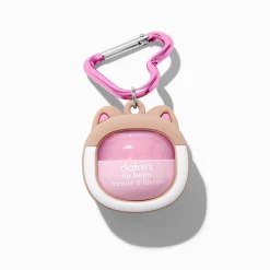Claire's Lèvres-Cotton Candy Cat Carabiner Lip Balm Keyring