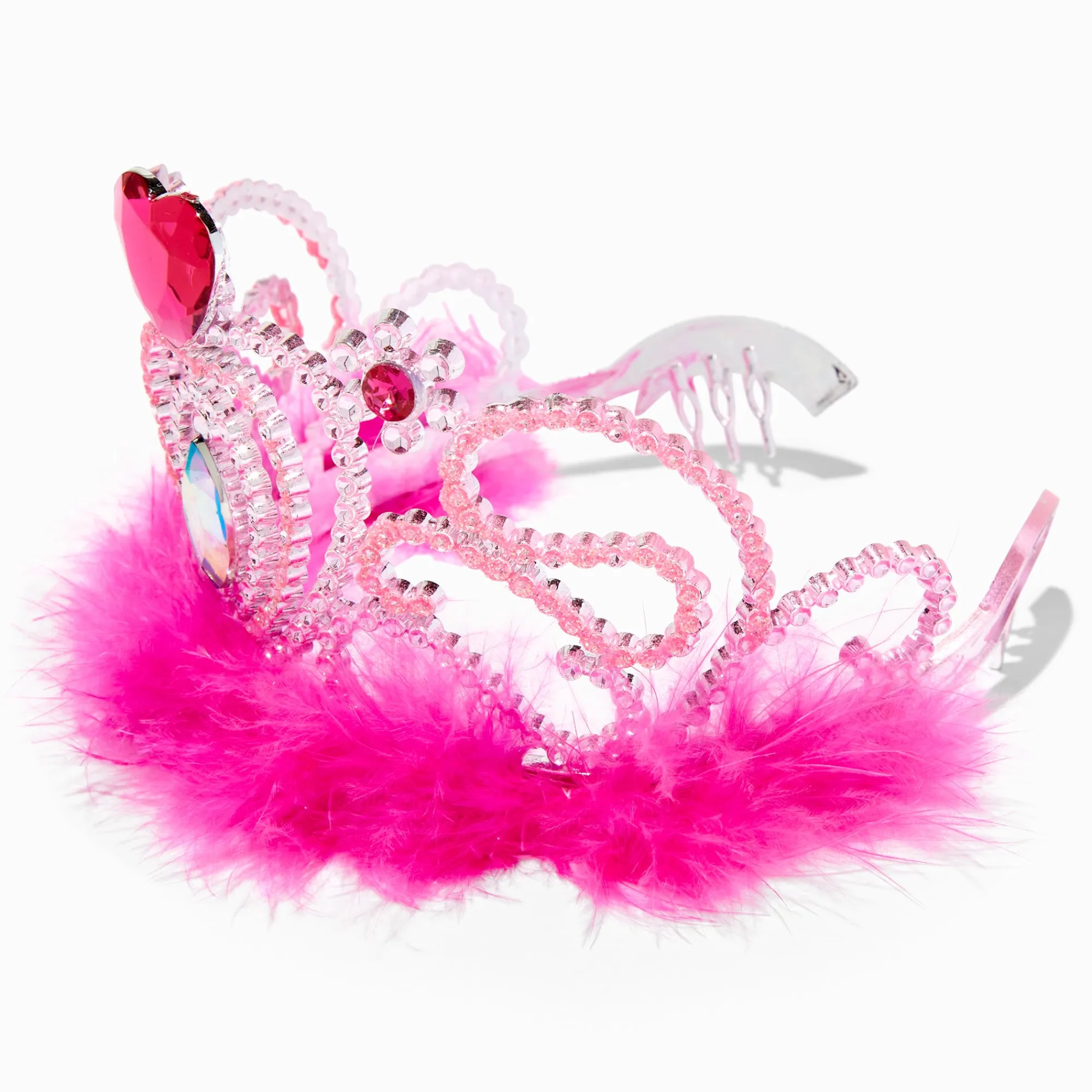 Claire's Déguisements-Couronne cœur rose vif Claire's Club