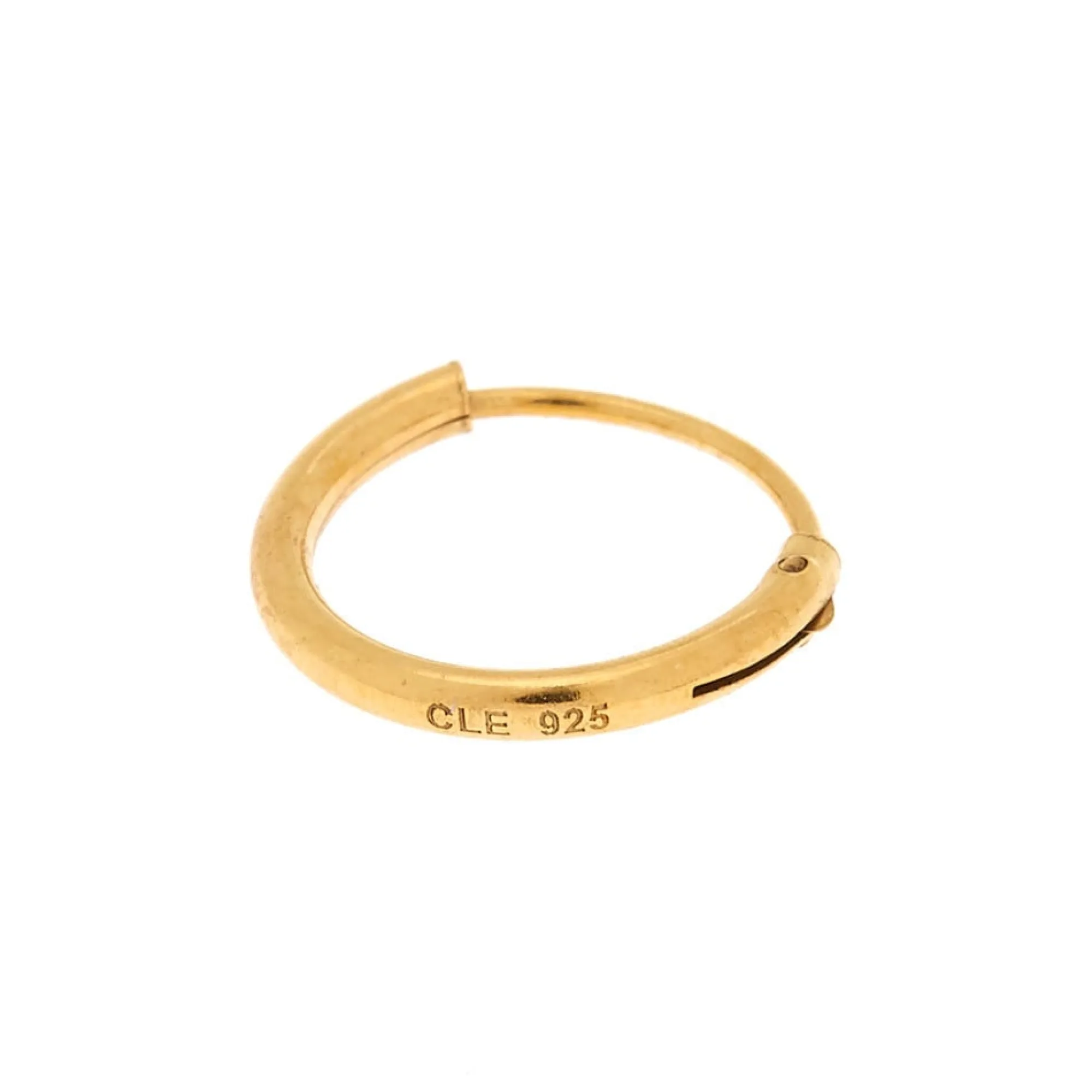Claire's Bijoux Premium|Bijoux De Piercing-Créoles pour cartilage 10 mm couleur argentée et couleur dorée