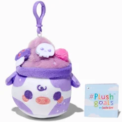 Claire's Cuddle Barn®-Décoration à clip pour sac en peluche Mooshake Witchy Vives 8 cm #Plush Goals by Cuddle Barn®