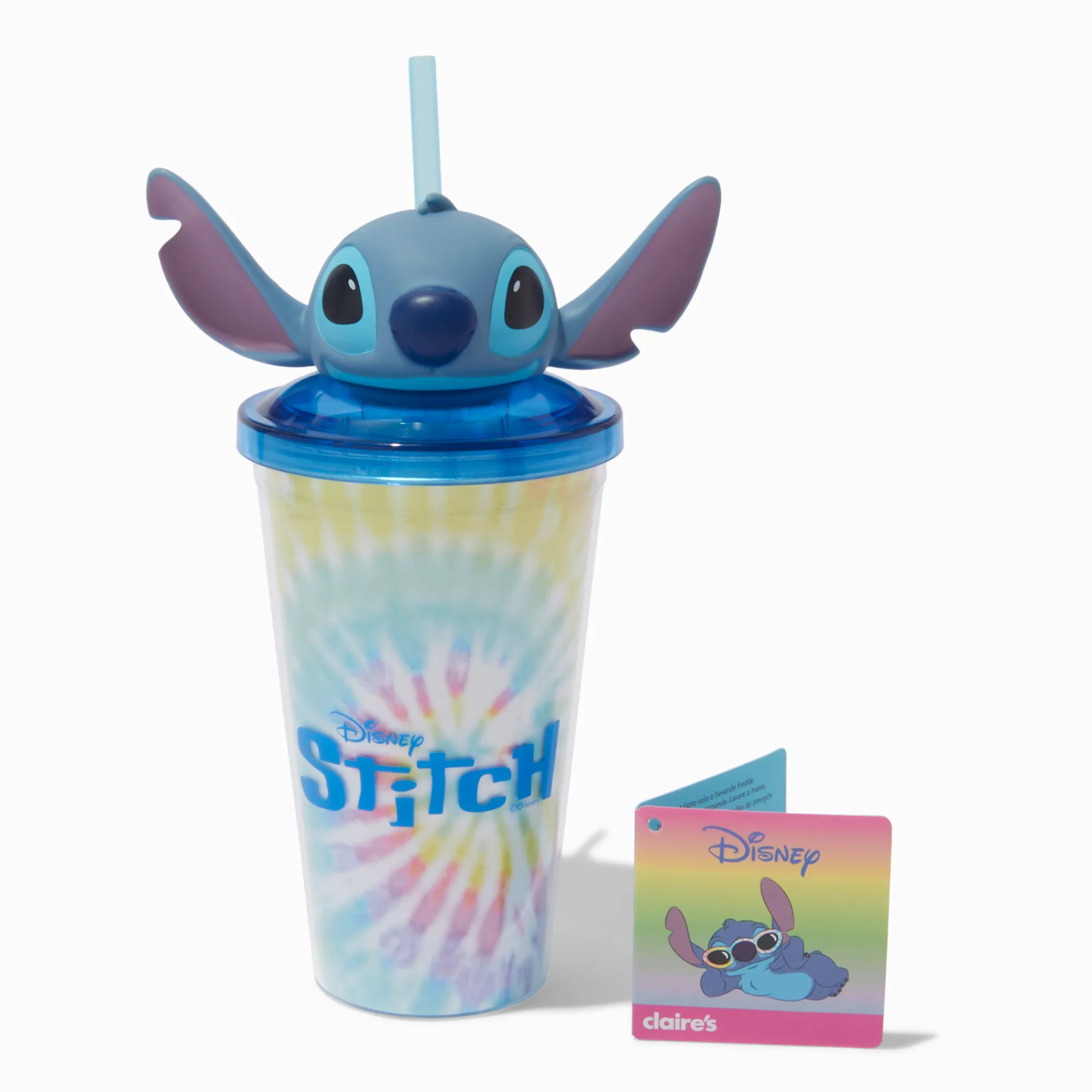 Claire's Gourdes Et Tasses-Disney Stitch Claire's Exclusive Summer 3D Tumbler