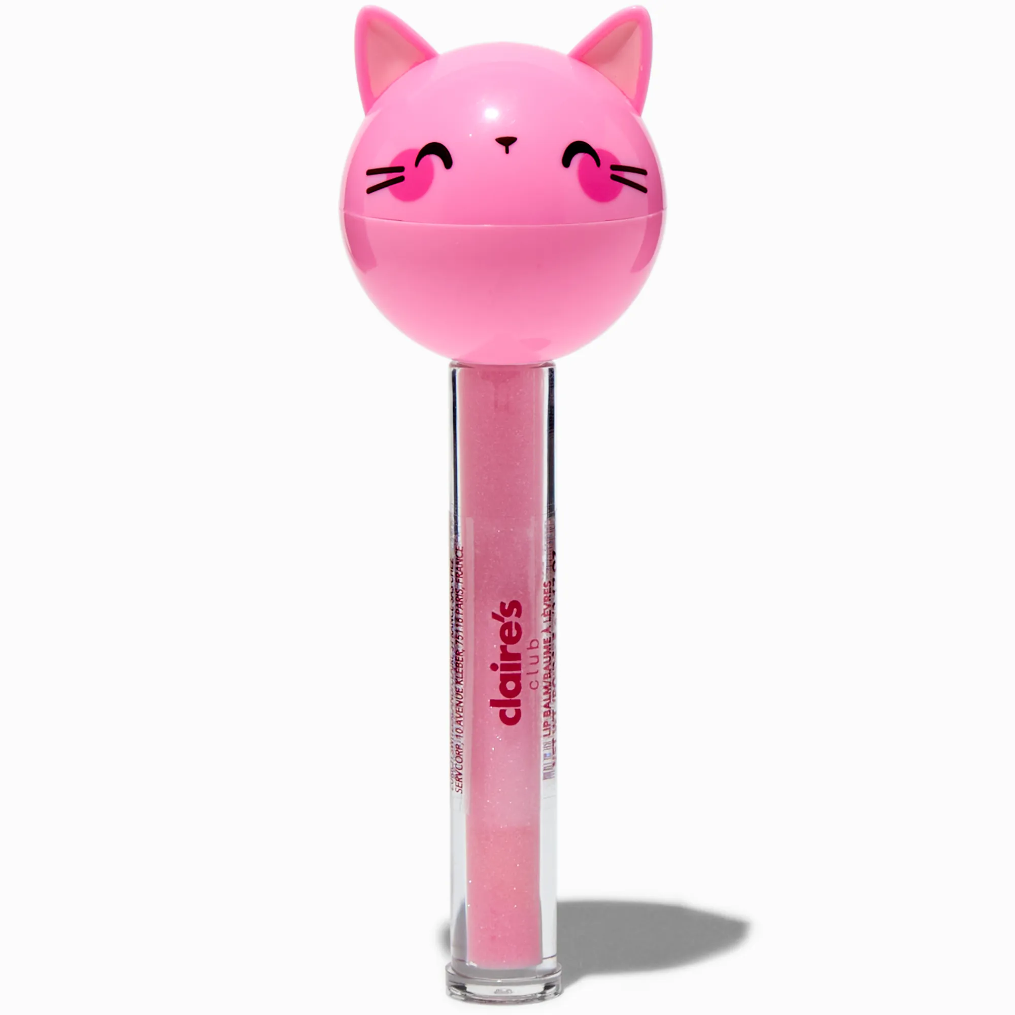 Claire's Lèvres-Duo d’articles pour les lèvres chat rose Claire's Club - Lot de 2