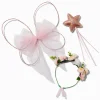 Claire's Déguisements-Ensemble de déguisement ailes et couronne de fleurs couleur cuivrée Claire's Club - Lot de 3