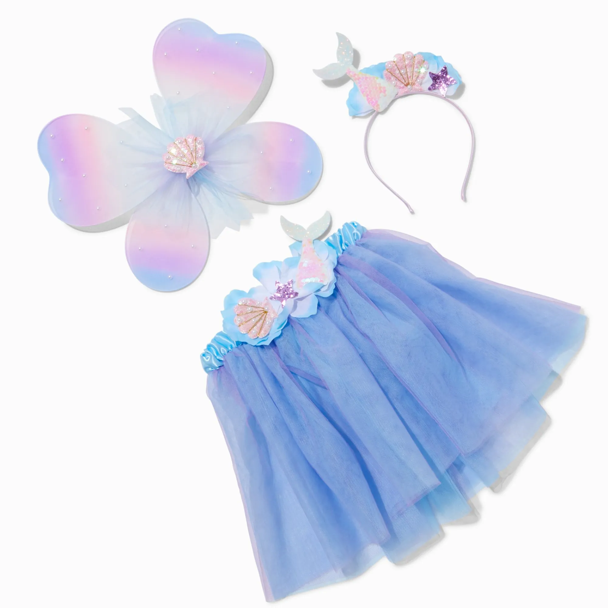 Claire's Déguisements-Ensemble de déguisement papillon bleu Claire's Club - Lot de 3