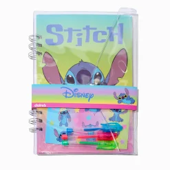 Claire's Cahiers Et Journaux Intimes-Ensemble d'articles de papeterie et cahier à spirales estivaux en exclusivité chez Claire’s Disney Stitch
