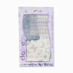 Claire's Paillettes Et Bijoux De Peau-Fairy Dust Glitter Assorted Body Art Kit