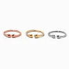 Claire's Bijoux De Piercing-Faux anneau en acier inoxydable en métaux mixtes - Lot de 3