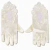 Claire's Gants Et Mitaines-Gants brodés satinés blancs pour occasion spéciale Claire's Club - 1 paire