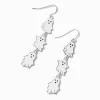 Claire's Pendantes-Ghost Linear Drop Earrings