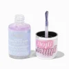 Claire's Ongles-Glitter Glow Vegan Glow in The Dark Nail Polish - Periwinkle