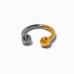 Claire's Bijoux De Piercing-16G Mixed Metal Titanium Horseshoe Septum Nose Ring